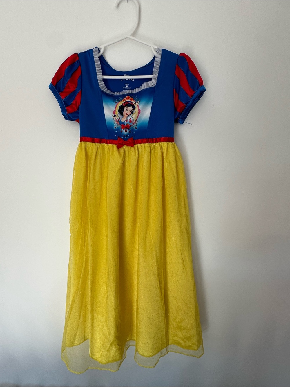 4T Princess Snow White Nightgown